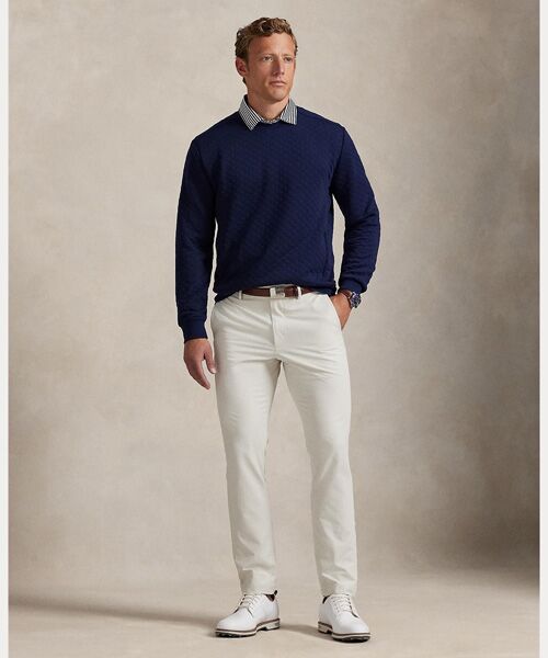 POLO GOLF / RLX / ポロ ゴルフ / RLX スウェット | (RLX)キルテッド ダブルニット クルーネック スウェットシャツ | 詳細2