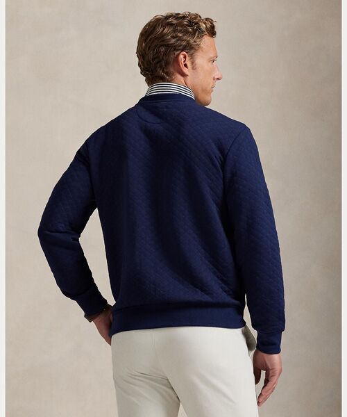 POLO GOLF / RLX / ポロ ゴルフ / RLX スウェット | (RLX)キルテッド ダブルニット クルーネック スウェットシャツ | 詳細3