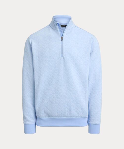 POLO GOLF / RLX / ポロ ゴルフ / RLX スウェット | （RLX）キルテッド ダブルニット モックネック スウェットシャツ | 詳細1