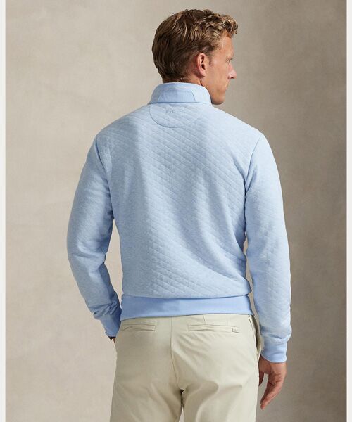 POLO GOLF / RLX / ポロ ゴルフ / RLX スウェット | （RLX）キルテッド ダブルニット モックネック スウェットシャツ | 詳細3