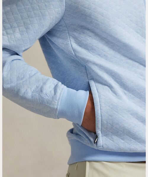 POLO GOLF / RLX / ポロ ゴルフ / RLX スウェット | （RLX）キルテッド ダブルニット モックネック スウェットシャツ | 詳細4