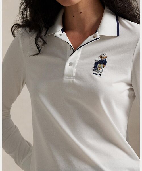 POLO GOLF / RLX / ポロ ゴルフ / RLX ポロシャツ | （RLX）テーラード フィット Polo ベア ジャージー ポロシャツ | 詳細4