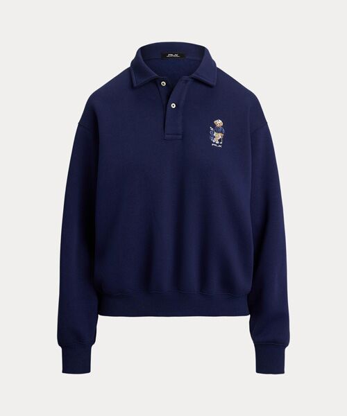 POLO GOLF / RLX / ポロ ゴルフ / RLX ポロシャツ | （RLX）Polo ベア フリース ロングスリーブ ポロシャツ | 詳細1