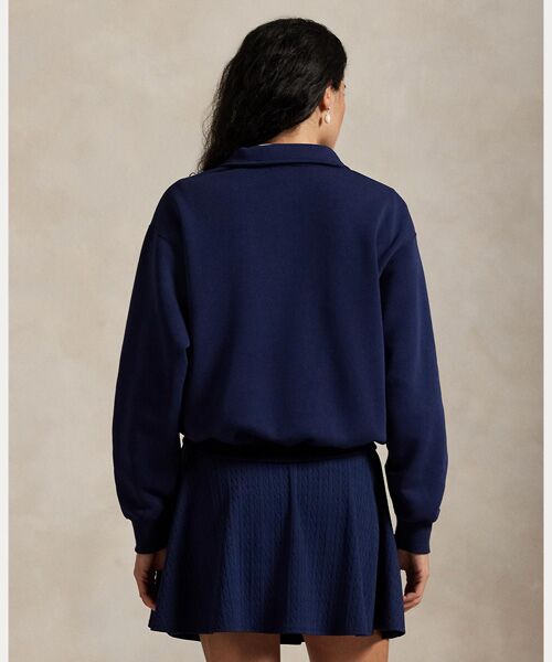 POLO GOLF / RLX / ポロ ゴルフ / RLX ポロシャツ | （RLX）Polo ベア フリース ロングスリーブ ポロシャツ | 詳細3