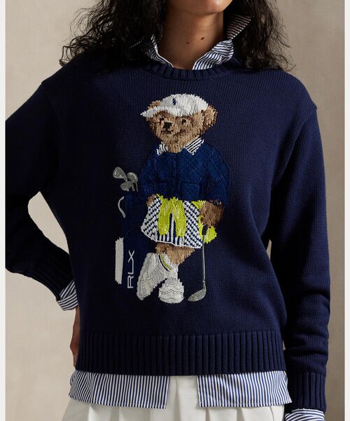 POLO GOLF / RLX / ポロ ゴルフ / RLX ニット・セーター | （RLX）Polo ベア クルーネック セーター | 詳細4