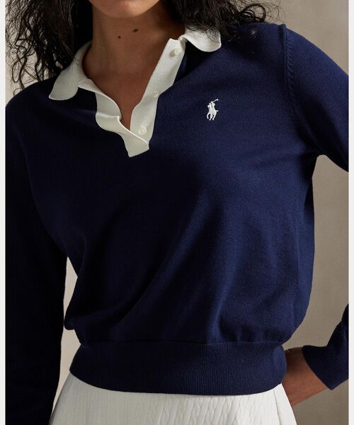 POLO GOLF / RLX / ポロ ゴルフ / RLX ニット・セーター | （RLX）パフォーマンス ポロカラー セーター | 詳細4