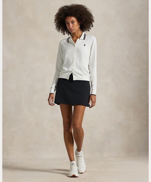 POLO GOLF / RLX / ポロ ゴルフ / RLX カーディガン・ボレロ | （RLX）コットンブレンド ポロカラー カーディガン | 詳細2