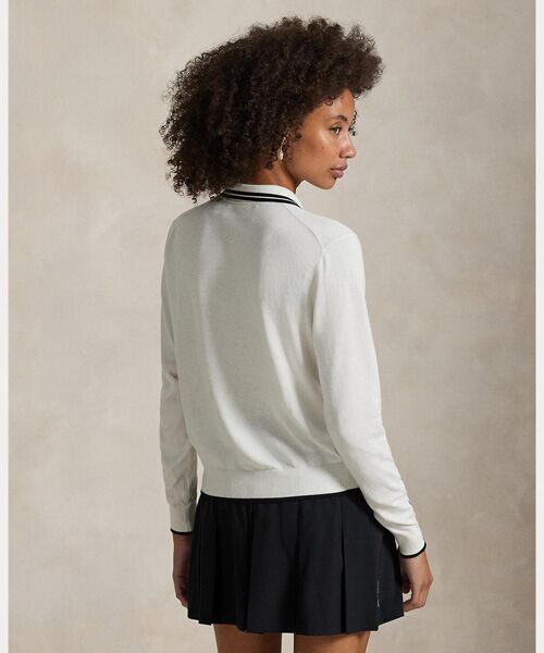 POLO GOLF / RLX / ポロ ゴルフ / RLX カーディガン・ボレロ | （RLX）コットンブレンド ポロカラー カーディガン | 詳細3