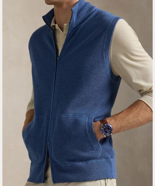 POLO GOLF / RLX / ポロ ゴルフ / RLX ベスト | （POLO GOLF）パフォーマンス フルジップ セーター ベスト | 詳細4