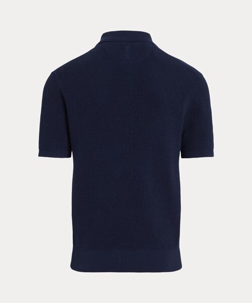 POLO GOLF / RLX / ポロ ゴルフ / RLX ニット・セーター | （POLO GOLF）ワッフルニット コットン ポロカラー セーター | 詳細1