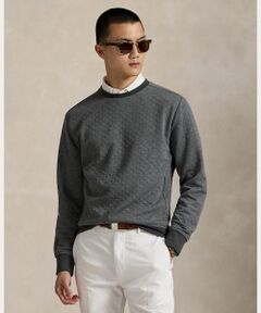 POLO GOLF / RLX / ポロ ゴルフ / RLX スウェット | （RLX）キルテッド ダブルニット クルーネック スウェットシャツ