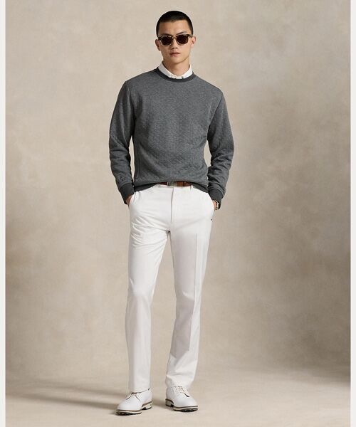 POLO GOLF / RLX / ポロ ゴルフ / RLX スウェット | （RLX）キルテッド ダブルニット クルーネック スウェットシャツ | 詳細2