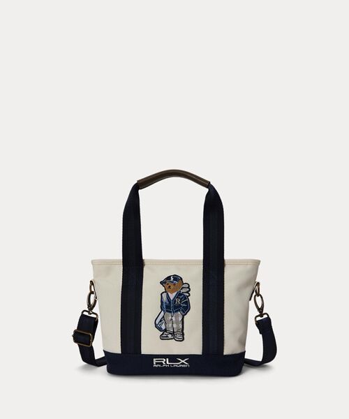 POLO GOLF / RLX / ポロ ゴルフ / RLX トートバッグ | （RLX）Polo ベア スモール ゴルフ トート（410ネイビー）