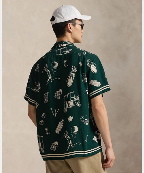 POLO GOLF / RLX / ポロ ゴルフ / RLX シャツ・ブラウス | （RLX）クラシック フィット ゴルフプリント キャンプ シャツ | 詳細3