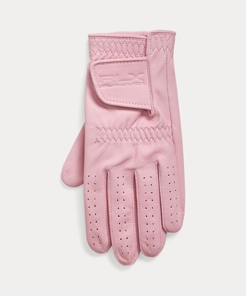 POLO GOLF / RLX / ポロ ゴルフ / RLX スポーツグッズ | （RLX）レディース レザー ゴルフ グローブ - レフト ハンド（650ピンク）