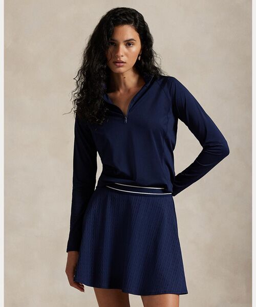 POLO GOLF / RLX / ポロ ゴルフ / RLX その他トップス | （RLX）ストレッチジャージー クォータージップ（410ネイビー）