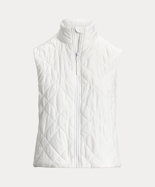 POLO GOLF / RLX / ポロ ゴルフ / RLX ベスト | （RLX）ハイブリッド キルテッドパネル スリーブレス ジップ ベスト | 詳細1