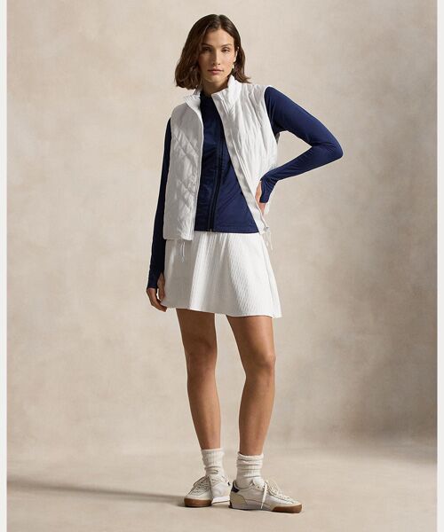 POLO GOLF / RLX / ポロ ゴルフ / RLX ベスト | （RLX）ハイブリッド キルテッドパネル スリーブレス ジップ ベスト | 詳細2