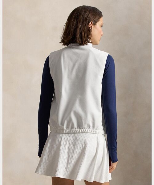 POLO GOLF / RLX / ポロ ゴルフ / RLX ベスト | （RLX）ハイブリッド キルテッドパネル スリーブレス ジップ ベスト | 詳細3