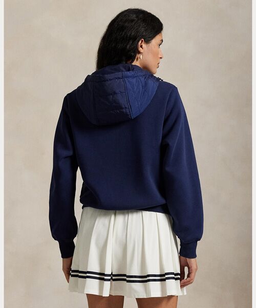 POLO GOLF / RLX / ポロ ゴルフ / RLX パーカー | （RLX）ハイブリッド フリースキルテッド フルジップ フーディ | 詳細3