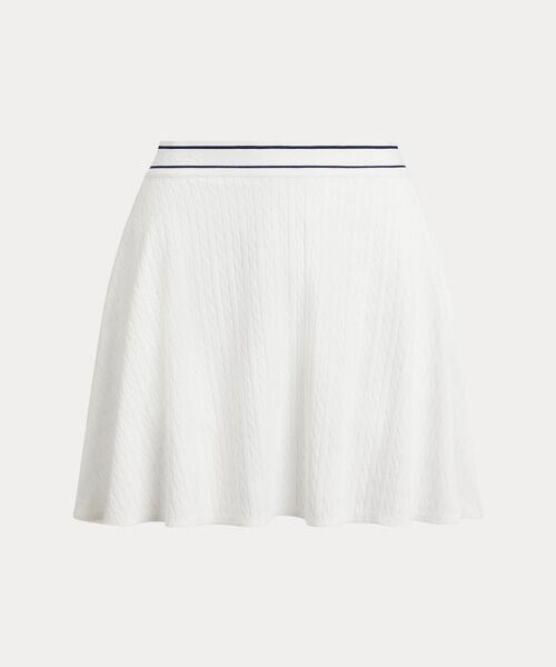 POLO GOLF / RLX / ポロ ゴルフ / RLX ミニ・ひざ丈スカート | （RLX）ケーブルモチーフ Aライン スコート | 詳細1