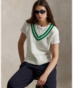 POLO GOLF / RLX / ポロ ゴルフ / RLX ベスト | （RLX）コットンブレンド クリケット セーター ベスト