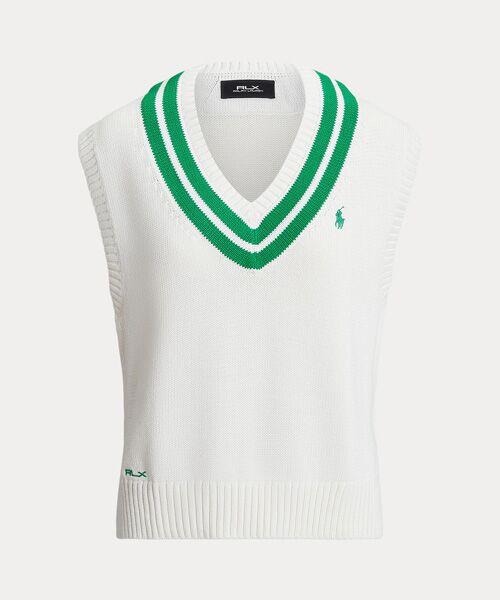 POLO GOLF / RLX / ポロ ゴルフ / RLX ベスト | （RLX）コットンブレンド クリケット セーター ベスト | 詳細1