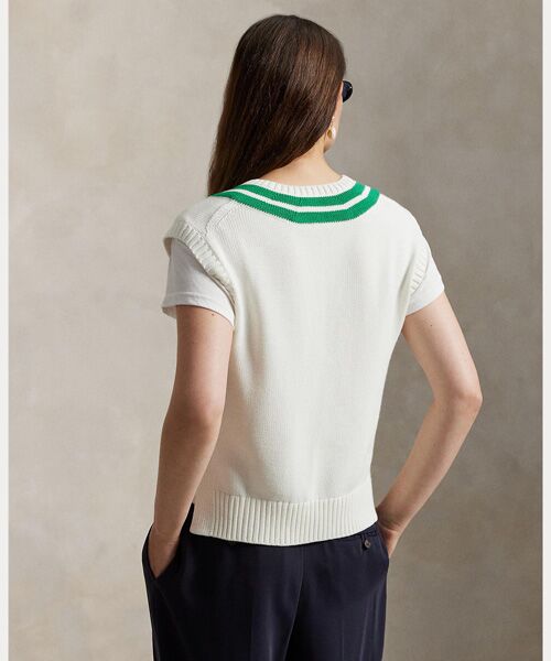 POLO GOLF / RLX / ポロ ゴルフ / RLX ベスト | （RLX）コットンブレンド クリケット セーター ベスト | 詳細3