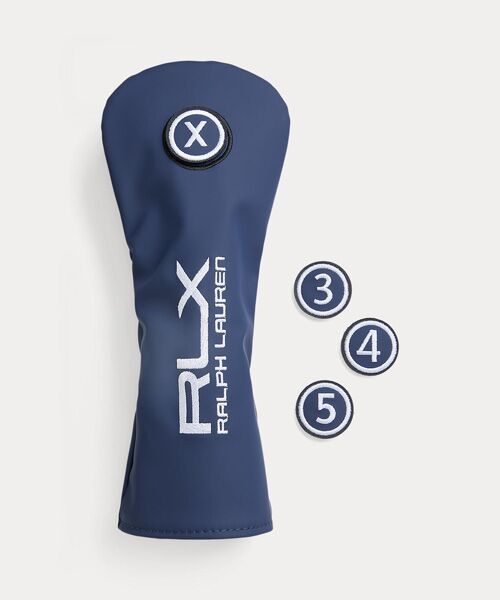 POLO GOLF / RLX / ポロ ゴルフ / RLX スポーツグッズ | （RLX）エンブロイダリー ロゴ ゴルフ フェアウェイ ヘッドカバー（410ネイビー）