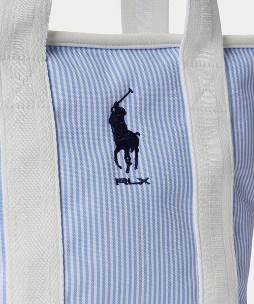 POLO GOLF / RLX / ポロ ゴルフ / RLX トートバッグ | （RLX）Big Pony ストライプド ゴルフ カート トート | 詳細4