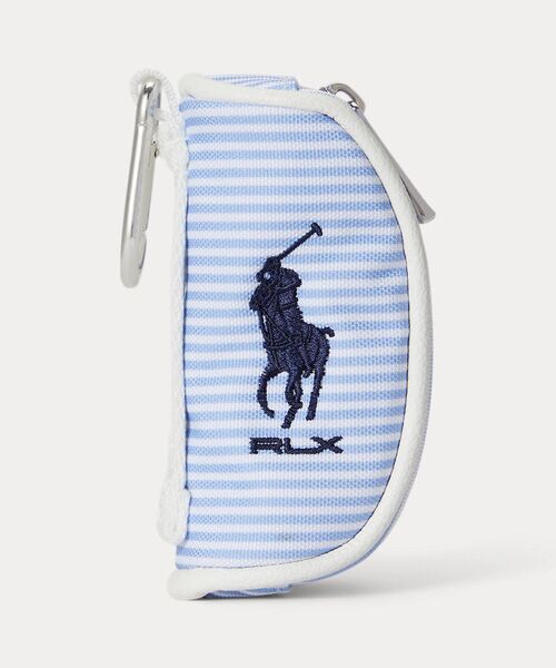 POLO GOLF / RLX / ポロ ゴルフ / RLX スポーツグッズ | （RLX）Big Pony ストライプド ゴルフ ボール ポーチ（400ブルー）