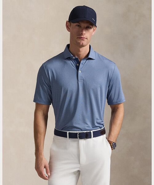 POLO GOLF / RLX / ポロ ゴルフ / RLX ポロシャツ | （RLX）クラシック フィット パフォーマンス ポロシャツ（400ブルー）