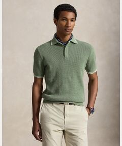 POLO GOLF / RLX / ポロ ゴルフ / RLX ニット・セーター | （POLO GOLF）ワッフルニット コットン ポロ セーター