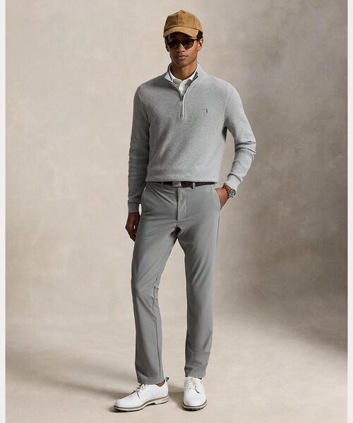 POLO GOLF / RLX / ポロ ゴルフ / RLX その他パンツ | (RLX)テーラード フィット ストレッチ ニット パンツ(020グレー)