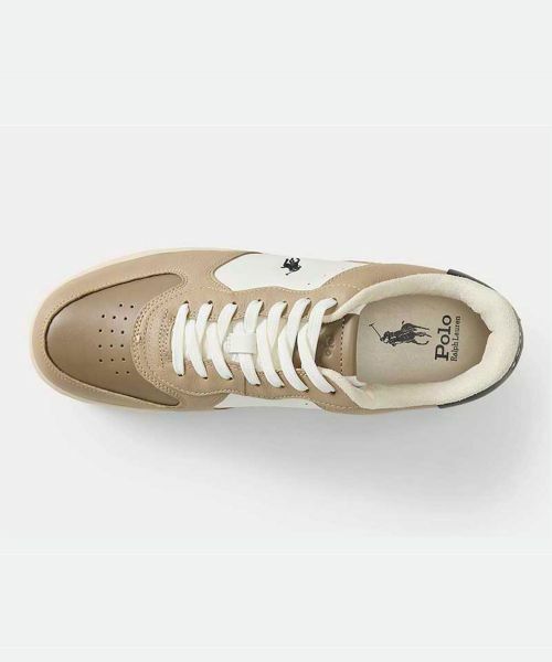 POLO RALPH LAUREN SHOES / ポロラルフローレンシューズ スニーカー | ポロ ラルフローレン P59T マスターズコート カーキ スニーカー | 詳細2