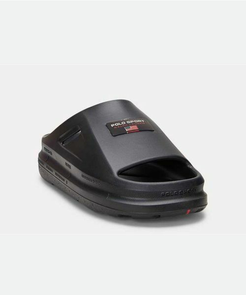 POLO RALPH LAUREN SHOES / ポロラルフローレンシューズ サンダル | ポロ ラルフローレン P83A PS 125 ブラック サンダル | 詳細1