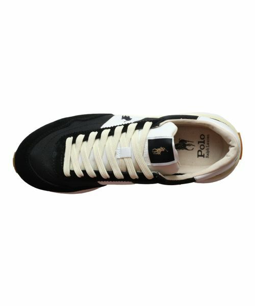 POLO RALPH LAUREN SHOES / ポロラルフローレンシューズ スニーカー | ポロ ラルフローレン RA16 TRAIN 89 トレイン89 ブラック スニーカー | 詳細1