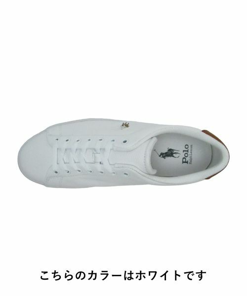 POLO RALPH LAUREN SHOES / ポロラルフローレンシューズ スニーカー | ポロ ラルフローレン RA17 LONGWOOD ロングウッド ブラック スニーカー | 詳細1