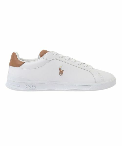 POLO RALPH LAUREN SHOES / ポロラルフローレンシューズ スニーカー | ポロ ラルフローレン RA56 HERITAGE COURT 2 ホワイトタン スニーカー | 詳細2