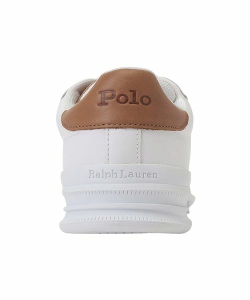 POLO RALPH LAUREN SHOES / ポロラルフローレンシューズ スニーカー | ポロ ラルフローレン RA56 HERITAGE COURT 2 ホワイトタン スニーカー | 詳細3
