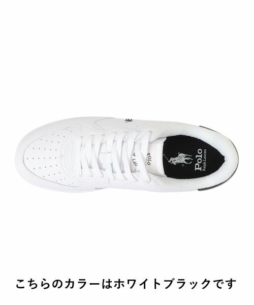 POLO RALPH LAUREN SHOES / ポロラルフローレンシューズ スニーカー | ポロ ラルフローレン RA59 MASTERS COURT ブラックブラック スニーカー | 詳細1