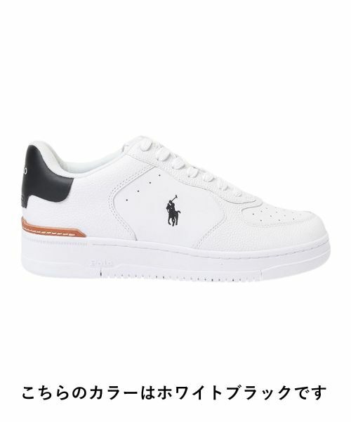 POLO RALPH LAUREN SHOES / ポロラルフローレンシューズ スニーカー | ポロ ラルフローレン RA59 MASTERS COURT ブラックブラック スニーカー | 詳細2