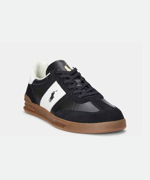 POLO RALPH LAUREN SHOES / ポロラルフローレンシューズ スニーカー | ポロ ラルフローレン RE49 ヘリテージ エラ ブラック スニーカー | 詳細1