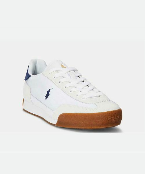 POLO RALPH LAUREN SHOES / ポロラルフローレンシューズ スニーカー | ポロ ラルフローレン RE59 ヘスター ホワイトネイビー スニーカー | 詳細1