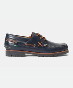 POLO RALPH LAUREN SHOES / ポロラルフローレンシューズ ビジネス・ドレスシューズ | ポロ ラルフローレン RE62 レンジャー レザー ボート シューズ ネイビー スニーカー