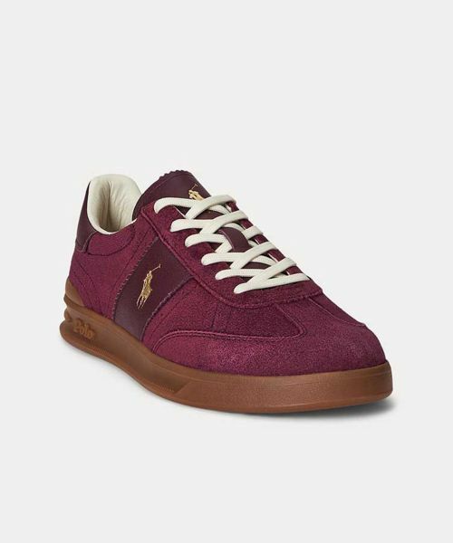 POLO RALPH LAUREN SHOES / ポロラルフローレンシューズ スニーカー | ポロ ラルフローレン P49V HRT AERA PP ワイン スニーカー | 詳細1