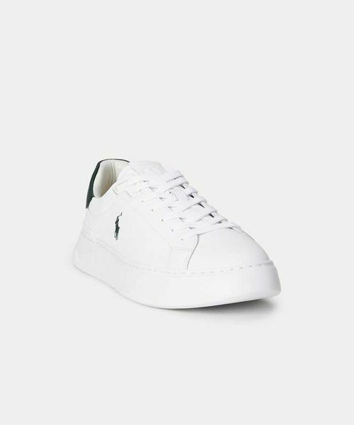 POLO RALPH LAUREN SHOES / ポロラルフローレンシューズ スニーカー | ポロ ラルフローレン RE63 RLITE COURT ホワイトグリーン スニーカー | 詳細1