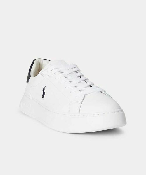 POLO RALPH LAUREN SHOES / ポロラルフローレンシューズ スニーカー | ポロ ラルフローレン RE63 RLITE COURT ホワイトネイビー スニーカー | 詳細1