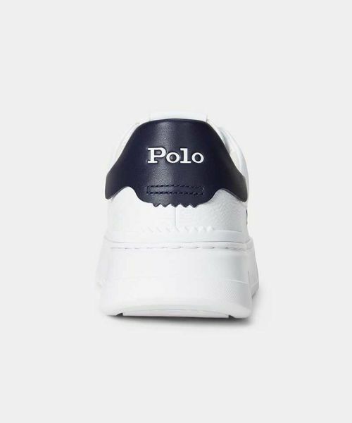 POLO RALPH LAUREN SHOES / ポロラルフローレンシューズ スニーカー | ポロ ラルフローレン RE63 RLITE COURT ホワイトネイビー スニーカー | 詳細3