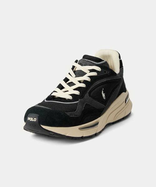 POLO RALPH LAUREN SHOES / ポロラルフローレンシューズ スニーカー | ポロ ラルフローレン P60V TRACKSTR 275 ブラック スニーカー | 詳細1